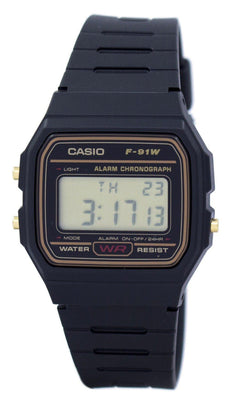 Casio Alarm Chronograph Digital F-91wg-9s F91wg-9s Men's Watch