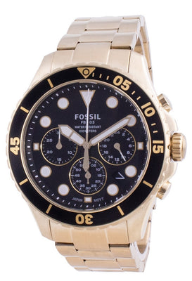 Fossil Fb-03 Chronograph Stainless Steel Quartz Fs5727 100m Men's Watch