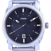 Fossil Machine Stainless Steel Mesh Black Dial Quartz Fs5883 Men's Watch