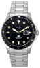 Fossil Blue Dive Style Stainless Steel Black Dial Quartz Fs5952 100m Men's Watch