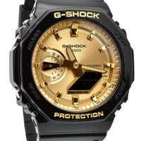 Casio G-shock Analog Digital Black And Gold Color Resin Strap Quartz Ga-2100gb-1a 200m Men's Watch