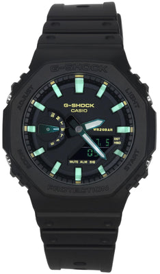 Casio G-shock Analog Digital Resin Strap Black Dial Quartz Ga-2100rc-1a 200m Men's Watch