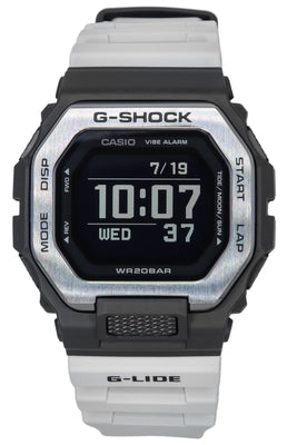 Casio G-shock Move G-lide Mobile Link Digital Gray Resin Strap Quartz Gbx-100tt-8 200m Men's Watch