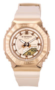 Casio G-shock Analog Digital Resin Strap Rose Gold Tone Dial Quartz Gm-s2100pg-4a 200m Women's Watch