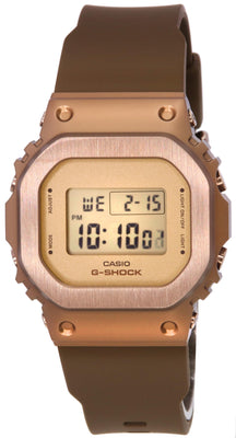 Casio G-shock Digital Metal Clad Bronze Dial Quartz Gm-s5600br-5 Gms5600br-5 200m Women's Watch