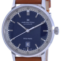 Hamilton American Classic Intra-matic Leather Strap Automatic H38425540 Men's Watch