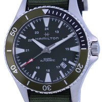 Hamilton Khaki Navy Scuba Green Dial Automatic H82375961 100m Men's Watch