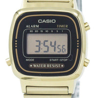 Casio Digital Stainless Steel Alarm Timer La670wga-1df La670wga-1 Women's Watch