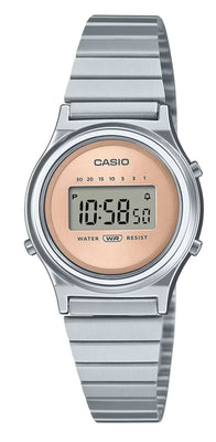 Casio Vintage Digital Stainless Steel Rose Gold Dial Quartz La700we-4a Women's Watch