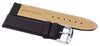 Dark Brown Ratio Brand Leather Strap 22mm