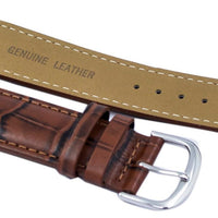 Brown Ratio Brand Leather Strap 22mm