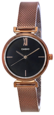 Casio Analog Rose Gold Tone Quartz Ltp-2023vmr-1c Ltp2023vmr-1c Women's Watch With Gift Set