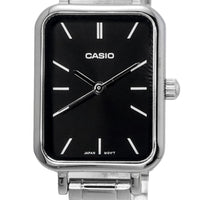Casio Analog Stainless Steel Black Dial Quartz Ltp-v009d-1e  Women's Watch