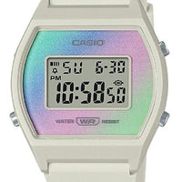 Casio Digital Resin Strap Multicolor Dial Quartz Lw-205h-8 Women's Watch