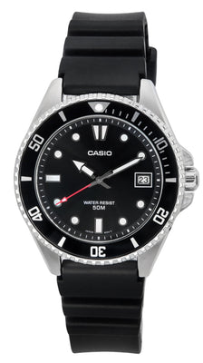 Casio Standard Analog Resin Strap Black Dial Quartz Mdv-10-1a1 Men's Watch