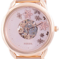 Fossil Tailor Skeleton Dial Automatic Me3187 Women's Watch