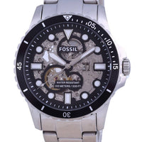Fossil Fb-01 Black Dial Open Heart Automatic Me3190 100m Men's Watch