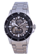 Fossil Fb-01 Black Dial Open Heart Automatic Me3190 100m Men's Watch