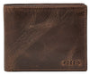 Fossil Derrick Rfid Passcase Dark Brown Bifold Ml3771201 Men's Wallet