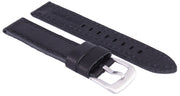 Black Ratio Brand Leather Strap 20mm