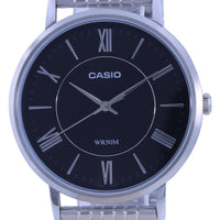 Casio Analog Black Dial Stainless Steel Quartz Mtp-b110d-1a Mtpb110d-1 Men's Watch