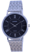 Casio Analog Black Dial Stainless Steel Quartz Mtp-b110d-1a Mtpb110d-1 Men's Watch