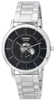 Casio Standard Analog Stainless Steel Black Dial Quartz Mtp-b130d-1a Mtpb130d-1 Men's Watch