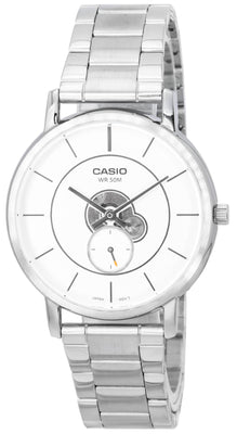 Casio Standard Analog Stainless Steel Silver Dial Quartz Mtp-b130d-7a Mtpb130d-7 Men's Watch