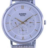 Casio Analog Silver Dial Stainless Steel Quartz Mtp-b300d-7a Mtpb300d-7 Men's Watch