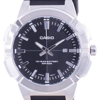 Casio Analog Black Dial Resin Strap Mtp-e172-1a Mtpe172-1 Men's Watch