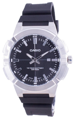 Casio Analog Black Dial Resin Strap Mtp-e172-1a Mtpe172-1 Men's Watch
