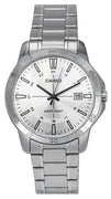 Casio Standard Analog Stainless Steel Silver Dial Quartz Mtp-v004d-7c Men's Watch