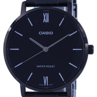 Casio Black Dial Stainless Steel Analog Mtp-vt01b-1b Mtpvt01b-1b Men's Watch