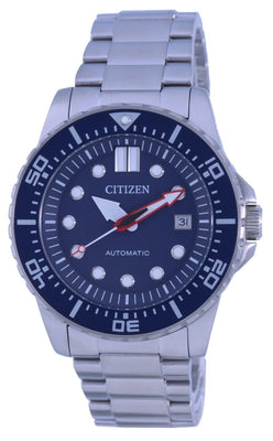 Citizen Blue Dial Stainless Steel Automatic Nj0121-89l 100m Men's Watch