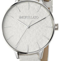 Morellato Ninfa White Dial Leather Strap Quartz R0151141514 Women's Watch