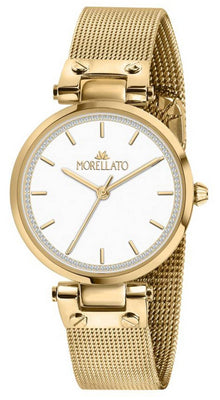Morellato Shine White Dial Gold Tone Stainless Steel Quartz R0153162503 Women's Watch
