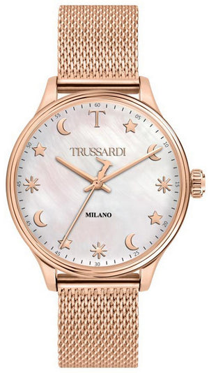 Trussardi T-complicity Mother Of Pearl Dial Quartz R2453130501 Women's Watch