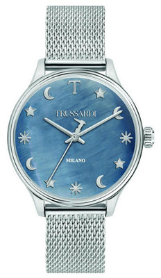 Trussardi T-complicity Blue Dial Stainless Steel Quartz R2453130504 Women's Watch