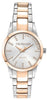 Trussardi T-bent Crystal Accents Two Tone Stainless Steel Quartz R2453141501 Women's Watch