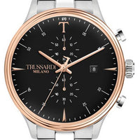 Trussardi T-complicity Chronograph Black Dial Stainless Steel Quartz R2473630002 Men's Watch
