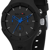 Sector Speed Black Dial Silicon Strap Quartz R3251514014 100m Men's Watch