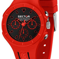 Sector Speed Black Dial Silicon Strap Quartz R3251514021 100m Men's Watch