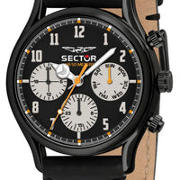 Sector 660 Black Dial Leather Strap Quartz R3251517001 Men's Watch