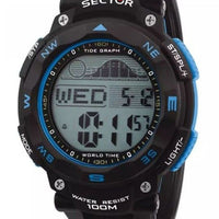 Sector Ex-35 Digital Black Dial Quartz R3251534002 100m Men's Watch