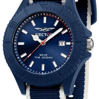 Sector Save The Ocean Blue Sunray Dial Quartz R3251539001 Men's Watch