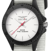 Sector Save The Ocean White Dial Recycle Pet Strap Quartz R3251539503 Women's Watch
