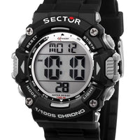 Sector Ex-32 Digital Black Polyurethane Strap Quartz R3251544001 100m Men's Watch