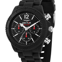Sector Diver Multifunction Plastic Strap Black Dial Quartz R3251549001 Men's Watch