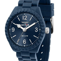 Sector Diver Just Time Plastic Strap Blue Dial Quartz R3251549007 Men's Watch