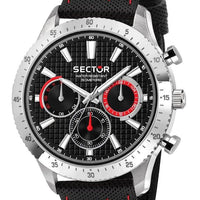 Sector 270 Multifunction Leather Strap Black Dial Quartz R3251578011 Men's Watch